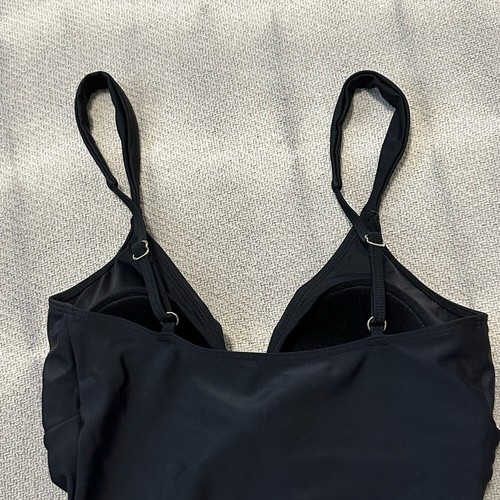 NEW Summersalt One Piece Swim Bathing Suit Size 2 Solid Black Adjustable - Picture 9 of 11
