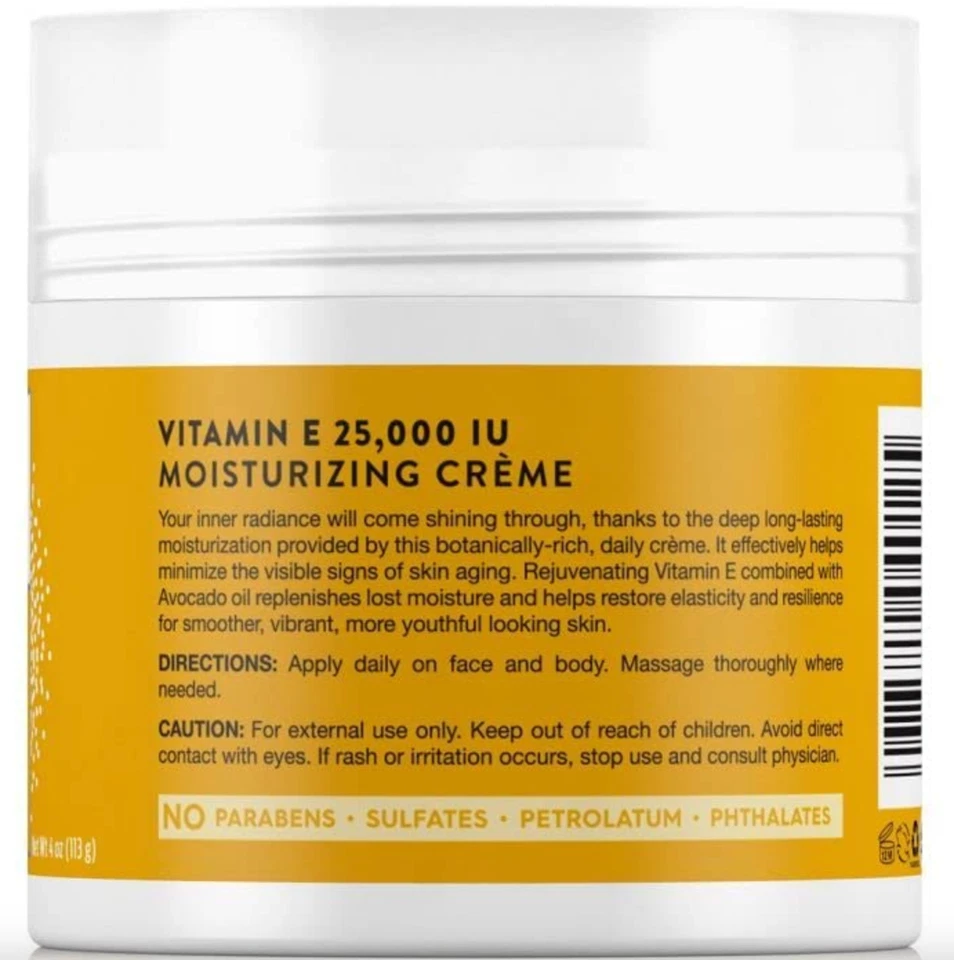 Crema De Vitamina E Para Las Manchas De La Cara Y Piel Crema Hidratante Antiedad Foto 4 de 4