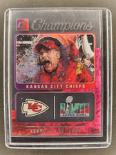 ANDY REID 2023 Clearly Donruss Champions #2 Chiefs HOF Super Bowl LVII