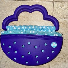Rare Sweet Purple CROCS Charm Display Bag