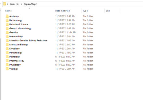 Kaplan USMLE STEP 1 2010-2011 Course Lectures Videos HD USB Drive ~ With Q Bank - Picture 4 of 8