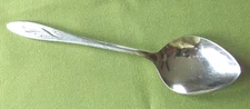 Oneidacraft Deluxe Stainless Teaspoon Ember Glow Pattern Burnished Handle    