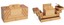HobbyGift GB9590 Vintage Wooden Sewing Storage Box, 23 X 45 X 32 Cm