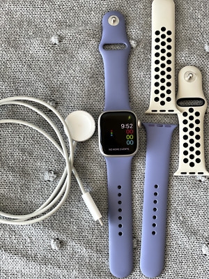 Apple Watch Series 7 41mm Aluminum Case with Sport Band - Starlight, Regular...