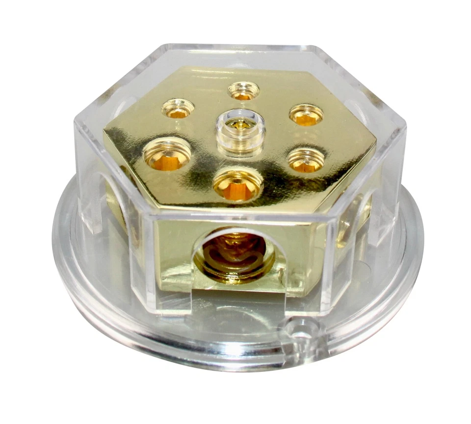 Power or Ground Distribution Block 0Ga In 4ga Out Amp Installation PD-022BG - Image 3 of 4