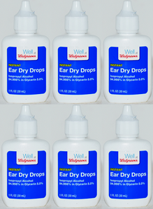 Walgreens Instant Ear Dry Drops, 1 oz (EXP 6/21) (Pack of 6) | eBay