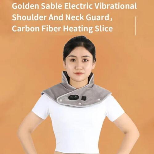Electric Neck and Shoulder Heat Pad with Vibrating Reliefing Tool Best G1A1KS98 - Picture 11 of 24