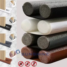 Under Door Bottom Seal Strip Stopper Adjustable Twin Door Draft Guard Soundproof