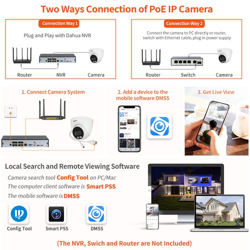 alhua Brand Original 4MP Smart Dual Light IPC-HDW2449T-S-IL WizSense IP Camera - Picture 21 of 22