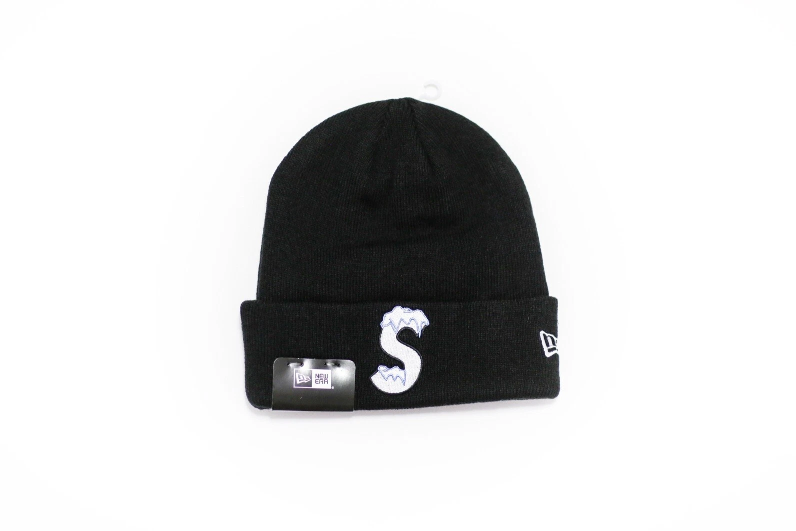 Supreme S noir beanie FW20
