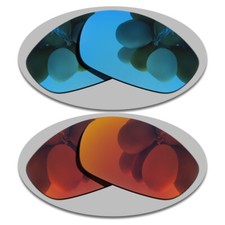 Sky Blue Fire Red Lenses Replacement For-Arnette Stance AN4020 Polarized