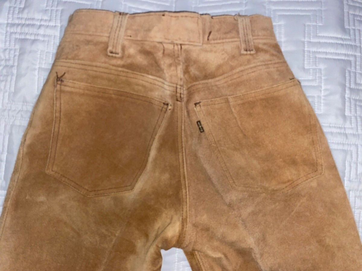 Vintage Levis Suede Leather Pants Big