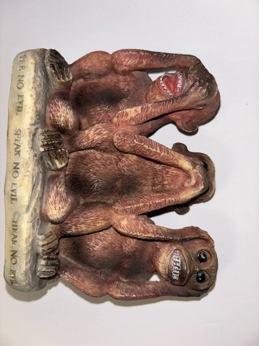 3 Wise Monkeys See No Evil, Hear No Evil, Speak No Evil