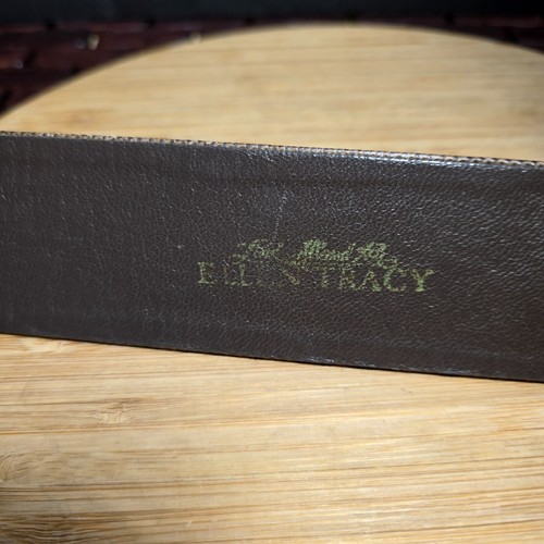 Vintage Genuine Snakeskin Ellen Tracy Brown Belt 36" X 2" Chic Boho Casual - Picture 4 of 7
