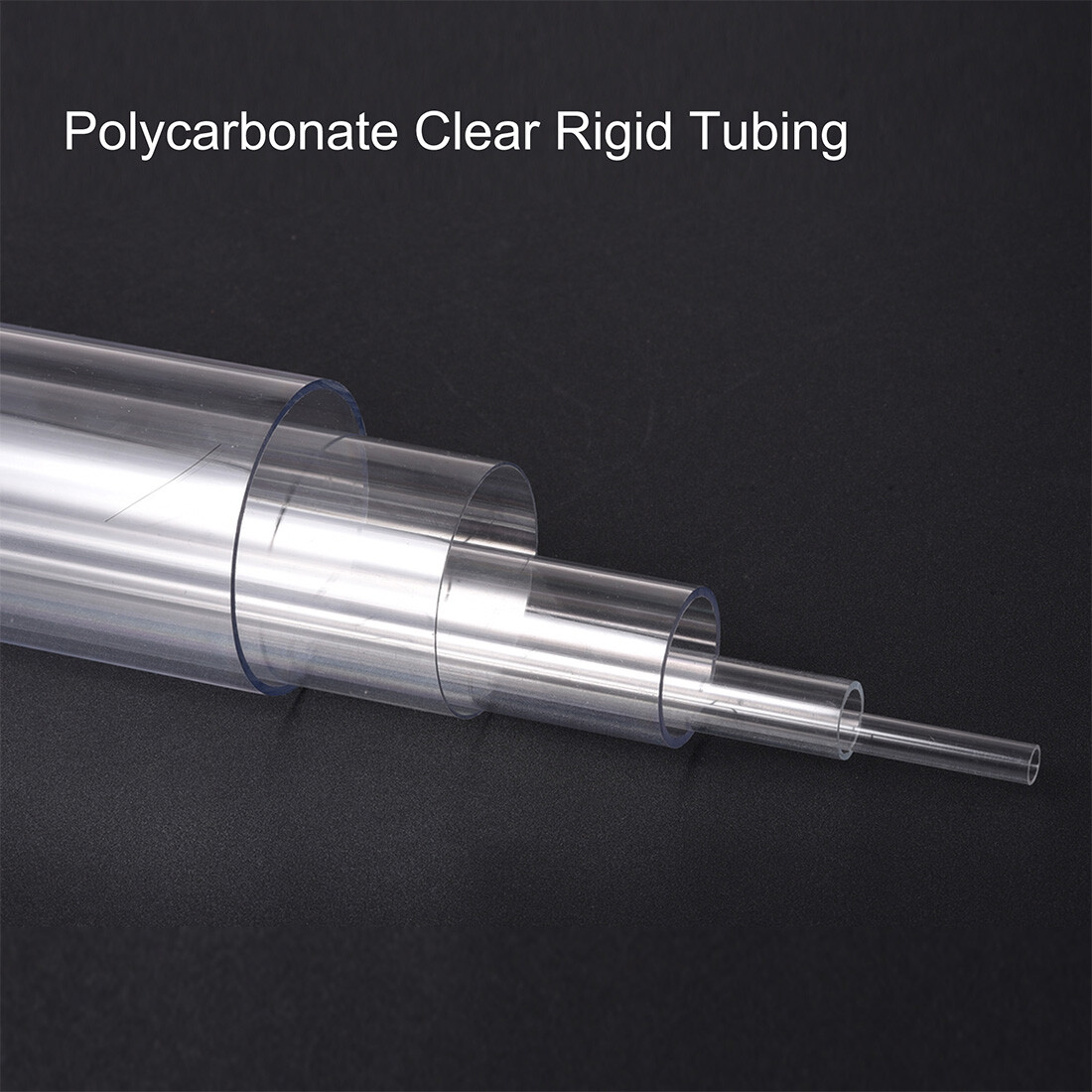 2 Tubes Acryliques Rigides Transparents 6mm Intérieur X 8mm Extérieur X 0,5m - Pour DIY Ou Plomberie