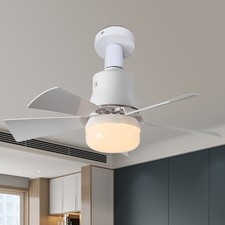 40W LED Bulb Ceiling Fan 3 Speeds E27 Modern ...