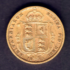 Australia. 1893 Melbourne - Jubilee Head - Half Sovereign.. Trace Lustre. Fine+