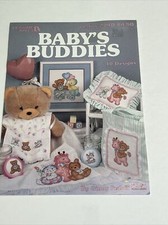 Leisure Arts Baby's Buddies 10 Designs Leaflet 2240 Cross Stitch Pattern