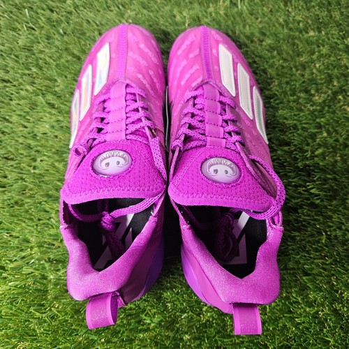 Adidas Adizero Football Cleats Purple Big Mood Sizes 10.5-11 GX7899 New Rare - Picture 4 of 5