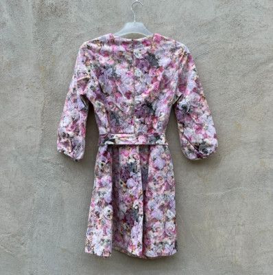 FLOWER Tapestry DESIGNER womens DRESS size 48