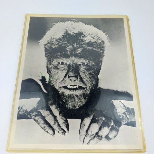 VTG The Wolf Man Horror Movie Posters Werewolf Black & White 8"x10" Photo