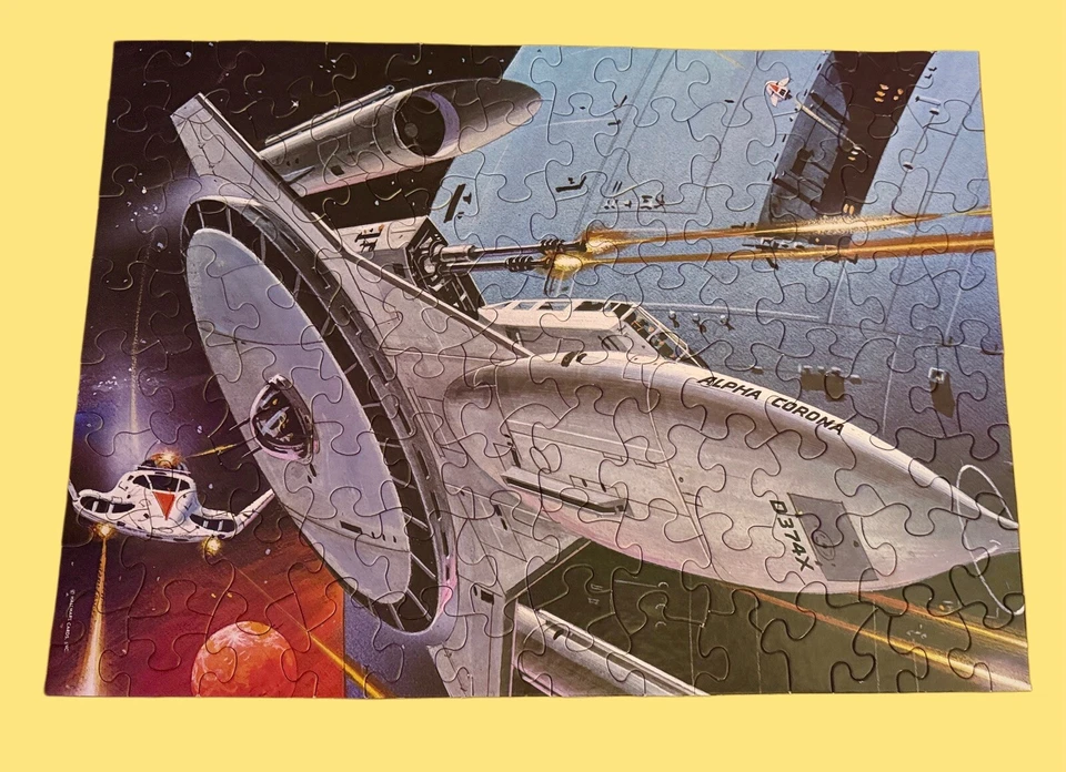 Vintage Springbok Star Patrol Puzzle 100 Pc 1981 COMPLETE Hallmark 80s Sci Fi - Image 2 of 4