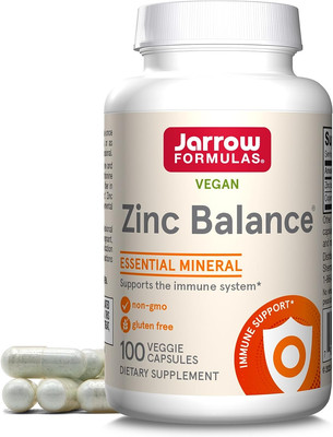 Jarrow Formulas Zinc Balance 15 Mg - 100 Servings (Veggie Caps) - Includes Coppe