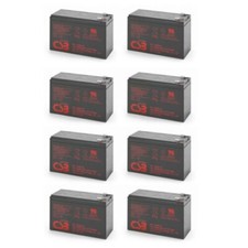  8 CSB HR1234W High Rate 12V 34W SLA Battery w/F2 Terminals Brand New Fresh