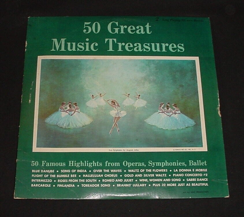 50 Great Music Treasures (2 record set) eBay