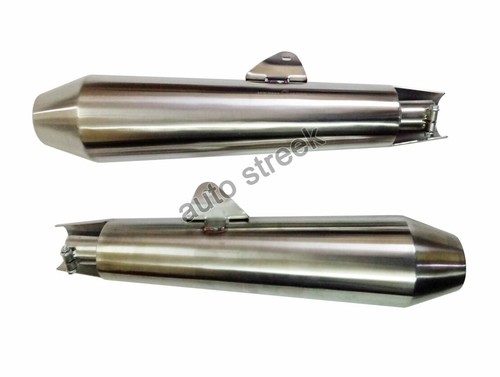 Fit For Royal Enfield GT Continental 650 S S AEW TE 102 Exhaust Silencer Pair - Picture 2 of 4