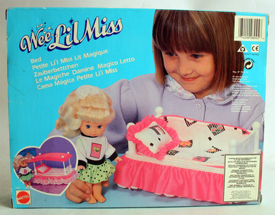 VERY RARE VINTAGE 1991 WEE LIL MISS BED MATTEL NEW SEALED MISB