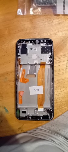 Mittelrahmen Platte für Huawei P40 Lite 5G schwarz - 592 komplett mit Tasten e.c.t. - Bild 2 von 5