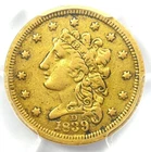 1839-D Classic Gold Quarter Eagle $2.50 - PCGS VF Details - Rare Dahlonega Coin!