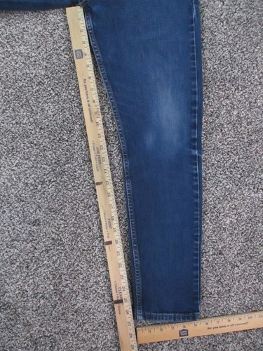 Levis 512 Jeans Mens 30x27* Blue Denim Classic Slim Stretch Low Rise Retro - Picture 14 of 17