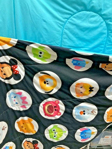 Disney Tsum Tsum Twin Comforter Microfiber Soft Reversible Mickey & pillowcase - 第 5/10 張圖片