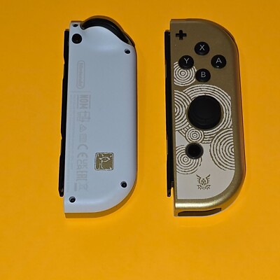 Zelda Tears of the Kingdom Nintendo Switch OLED Joycons Left Right