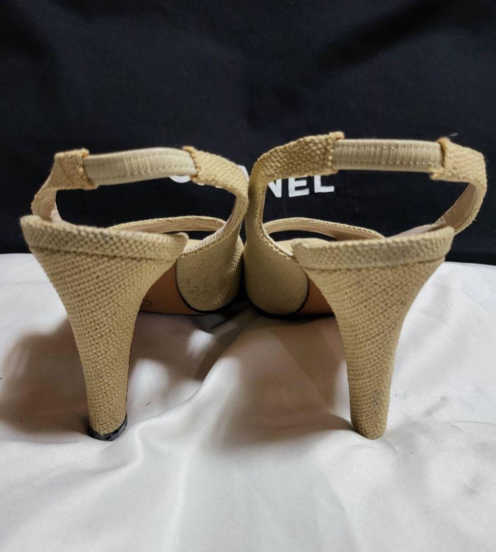 CHANEL Chanel open toe sandals mules size 36.5 | eBay