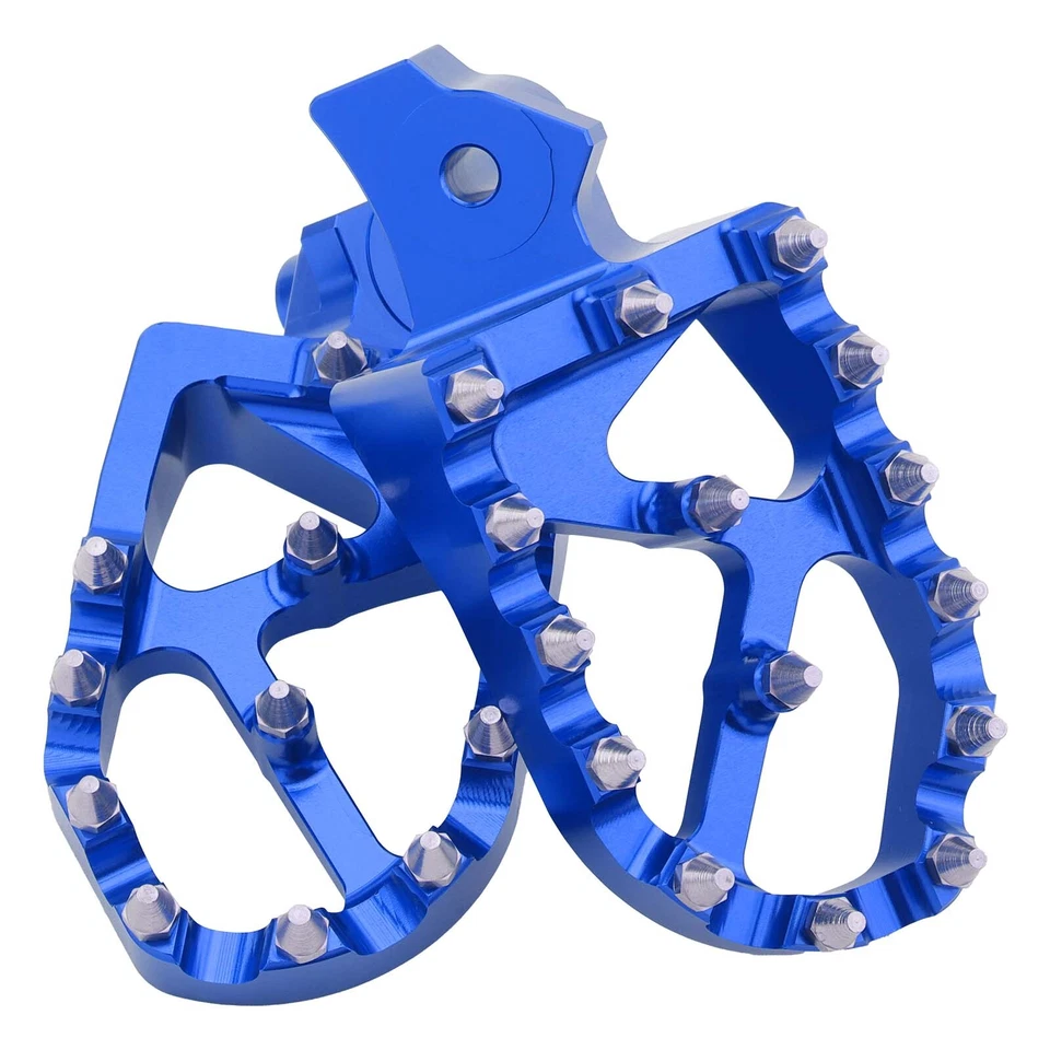 2X Wide Foot Pegs Rest For Honda CRF100F CRF80F XR100R Kawasaki KLR650 Dirt Bike - Изображение 2 из 4