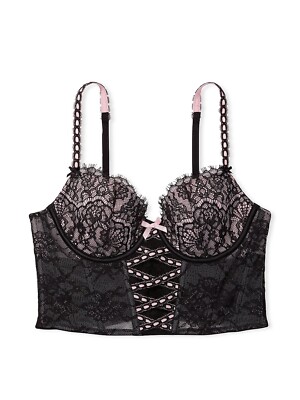 Victorias Secret Dream Angels Corset Bra Top Lightly Lined