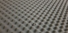 Near Perfect 39x78x1.5 Self Adhesive Egg Crate Acoustic Foam Soundproofing Gray