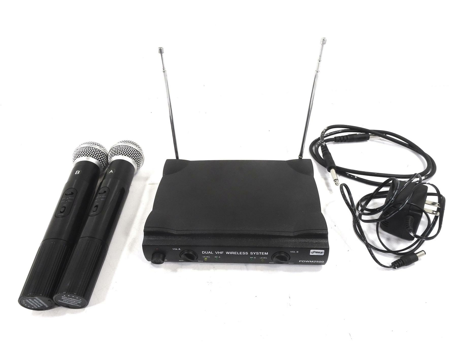 PYLE Dual Wireless Microphone System PDWM2500 Free Shipping eBay