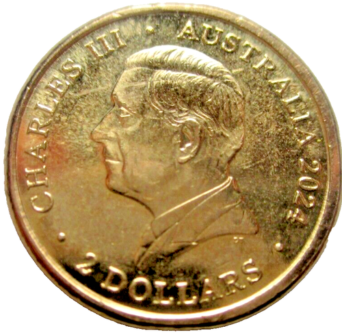 2024 AUSTRALIAN OLYMPIC TEAM - COMMUNITY - 2 DOLLAR COIN - # 54/9/24M - Picture 3 of 3