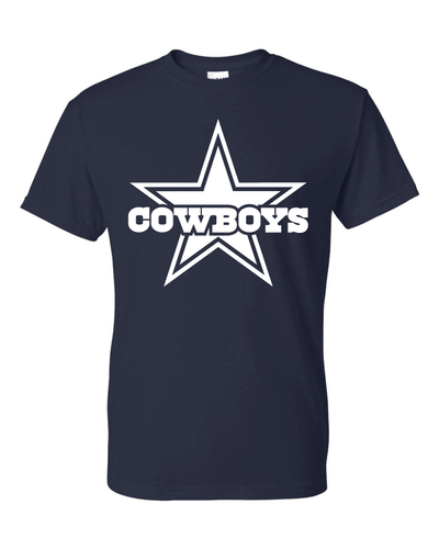 Dallas Cowboys Star T-Shirt All Colors + Design Colors Sizes S-5XL & Youth Kids - Picture 10 of 29