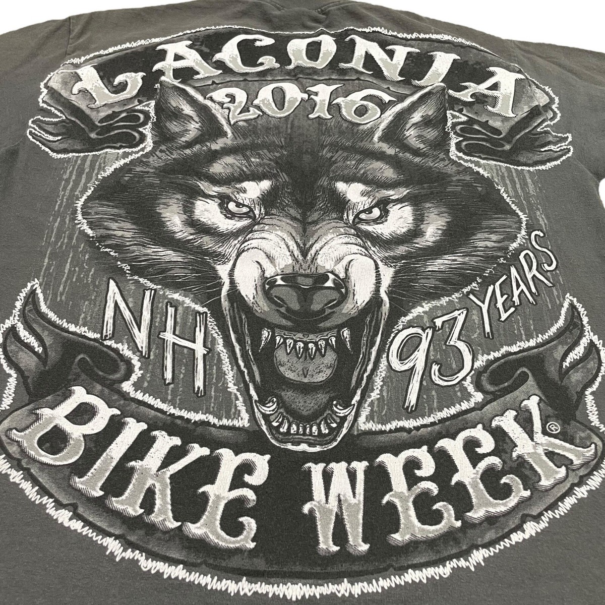 HOT LEATHERS Tシャツ XL LACONIA MOTORCYCLE Hot Leathers Laconia Motorcycle Week Mens T-Shirts Color
