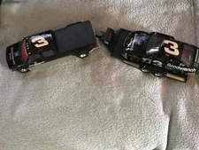 DALE EARHARDT SR GOODWRENCH #3 CREW CAB & RACE CAR & TRAILER SET