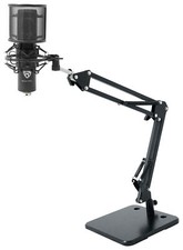 Rockville RCM PRO Recording Condenser Microphone Desktop Boom Arm Mic Stand