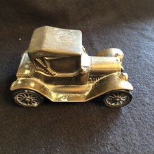 1915 Chevrolet Chevy Coin Bank Banthrico Chicago USA Vintage Cast Metal Bank