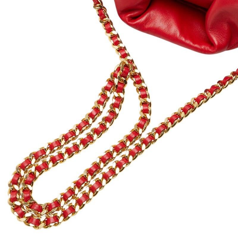 MOSCHINO ライダースジャケット風バッグ レッド MOSCHINO モスキーノ バイカー ジャケット ライダース 斜め掛け