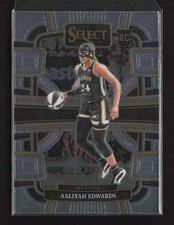 2024 Panini Select WNBA Prizms Silver #36 Aaliyah Edwards Washington Mystics