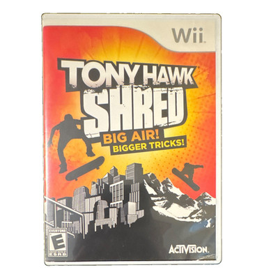 Tony Hawk: Shred (Nintendo Wii) Activision Sports Skateboarding E Not for Resale